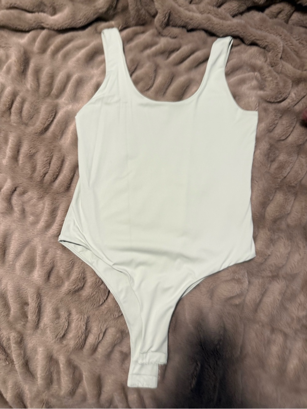Be Cool Los Angeles Mint Green Scoop Neck Bodysuit Size M
